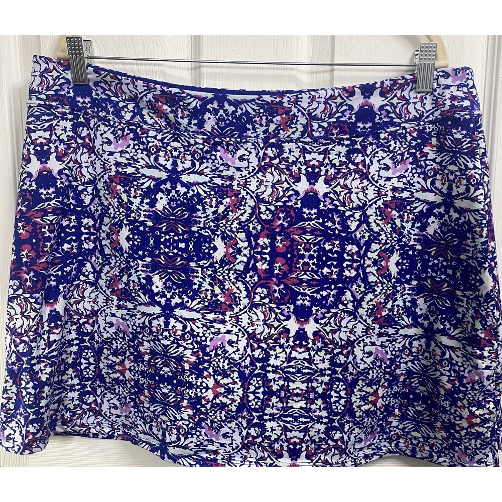Tranquility COLORADO CLOTHING GOLF TENNIS SKORT BLUE‎ FLORAL  SZ. XXL